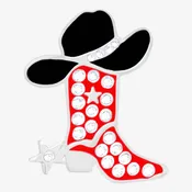 Cowgirl Boot Golf Ball Marker