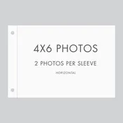 Choose how many photos the mini binder will hold: