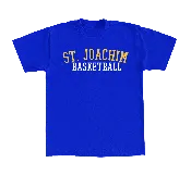 #033 St Joachim Basketball 3 - Royal Blue Shirt