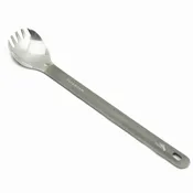 LONG HANDLE SPORK W/ POLISHED BOWL