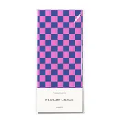 Blue & Pink Checkers Tissue Paper