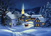 Christmas Steeple Christmas Card