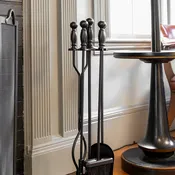 Acton Fireplace Tool Set — All Products | Achla Designs Home & Garden Décor, Tools & Accessories —  Achla Designs  |  Minuteman International