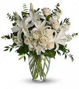 All White for any Occasion also Sincere Sympathy White