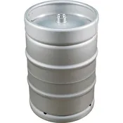 15.5 Gallon Sanke Keg | 1/2 bbl | Full-Size Keg | US D-Style Spear | New | Stainless Steel Beer Keg | Certified Commercial Quality