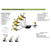 5 Exercise Bike Generators + 3 Hand Crank Generators — Pedal Power Generator