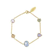 B-5MC13 Five Mini Charm Bracelet