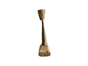 19c Antique Wooden Artifact / Torch — St Romain Interiors