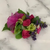 Hot Pink Wrist Corsage