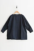 Aodress, Boat Neck Tunic - Navy Check