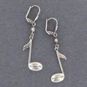 1013-SP-STM Eighth Note Earring