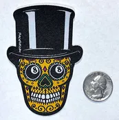 8 ball Day of the dead Patch