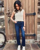 DAZE: SHY GIRL CROP FLARE - SERENE