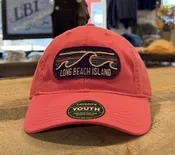 LBI | Youth Pink Legacy Hat with Breaking Waves — BREEZIN' UP