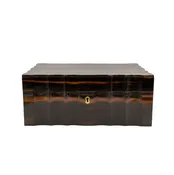 Anglo Indian Serpentine Shaped Coromandel Spice Box