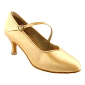 BD Dance 138, Heel EH10, Tan 2, Women's Standard Dance Shoes