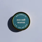 Sea Salt Waves Soy Candle - 4 oz Gold Tin & Wood Wick