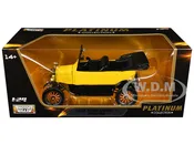 1925 Ford Model T Touring Yellow "Platinum Collection" Series 1/24 Diecast Model Car by Motormax