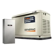 Generac Guardian Series 22 kW/19.5 kW Air-Cooled Home Standby Generator with Wi-Fi and 200 Amp Transfer Switch