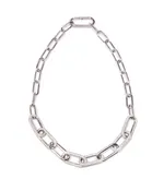 Nickho Rey Link Collar Necklace Silver
