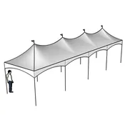 10×40 Quick Peak Tent