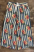 Jaded Gypsy Starlight Drift Pants - Royal Stripe