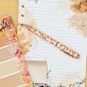 Orange Leaf Mechanical Pencil - October 2024