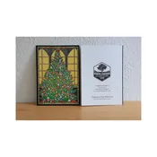 Christmas Tree Window Note Card — Glen Arbor Artisans