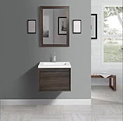 Fairmont M4 24" Wall Mount Vanity Smoke — J&D Whirlpool Kitchen & Bath Outlet