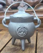 3″ Triquetra Cast Iron Cauldron