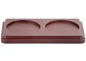 2 Holes in One Glass Dome Display-BASE ONLY