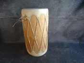Smaller Contemporary Cowhide Indian Drum A2800