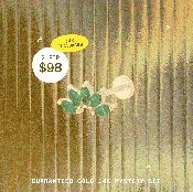 14K Guaranteed Gold Mystery Set - Flatback