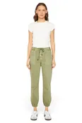 Mica Denim - High Rise Jogger Cropped Pants (Inseam 27") - MDP-G3164