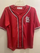 St. Louis Cardinals YOUTH Button front Jersey no name — Hats N Stuff