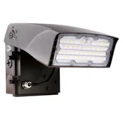 Adjustable Cutoff LED Wallpack - XLarge - 11,110-16,738Lm - Selectable Wattage and Color Temp - with PC