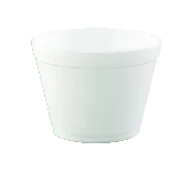 16oz White Foam Soup Cup | 1 case