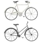 HH_Bicycle Classic Metal Wall Art 2 asst