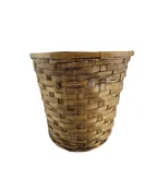 #PC13005-10 – 10″ Bamboo Pot Cover (Plant Basket) Honey Pot Brown