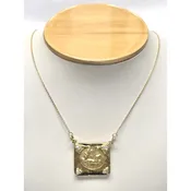 JOSE ARAGON ORIGINAL 18KT GOLD PENDANT DIANA CHARIOT