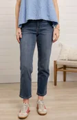 27" High Rise Slim Straight Leg
