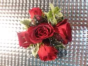 Red Rose Wristlet