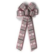 #40 Dark Grey Knit Sweater, 8 loop bows - 2292-991-53