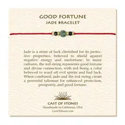 Cast of Stones - Good Fortune - Jade Bracelet