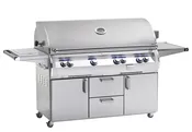 Fire Magic Echelon E1060s-Single Side Burner-Analog Thermometer