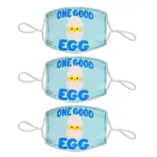 Adult Printed Spring Mask 3 Pack - Good Egg