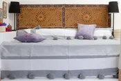 Berber Wares Akila Cotton Pom Blanket