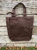 Waxed Canvas Shopping Bags