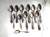 Antique & Vintage Sterling Silver Souvenir Spoon Lot ETC9335