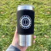 Circle Brooch Tumbler w/Clear Lid — Tuscarora WoodWorks